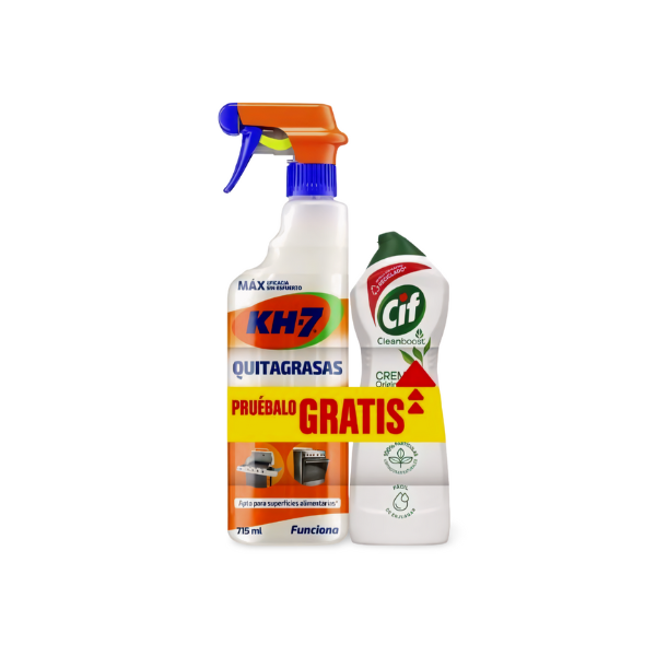 KH-7 Quitagrasas 715ml + crema Cif  GRATIS